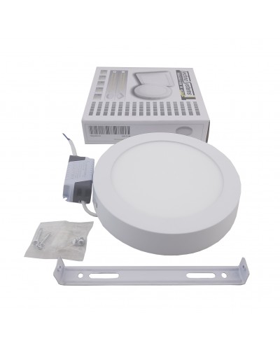 Светильник накладной LED Round Downlight 12W-220V-850L-4000K Alum TNSy (TNSy5000135)