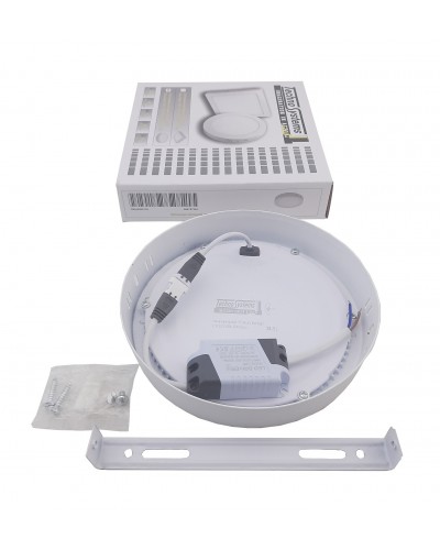 Светильник накладной LED Round Downlight 12W-220V-850L-4000K Alum TNSy (TNSy5000135)