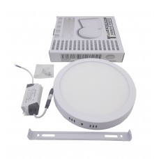 Светильник накладной LED Round Downlight 18W-220V-1300L-4000K Alum TNSy (TNSy5000136)