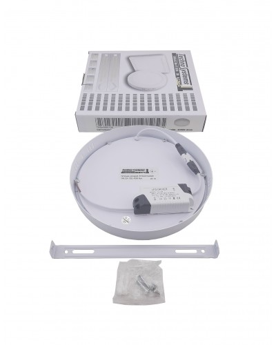 Светильник накладной LED Round Downlight 18W-220V-1300L-4000K Alum TNSy (TNSy5000136)