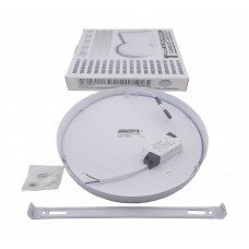 Светильник накладной LED Round Downlight 24W-220V-1700L-4000K Alum TNSy (TNSy5000137)