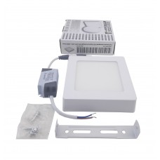 Светильник накладной LED Square Downlight 6W-220V-420L-4000K Alum TNSy (TNSy5000138)