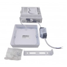 Светильник накладной LED Square Downlight 6W-220V-420L-4000K Alum TNSy (TNSy5000138)