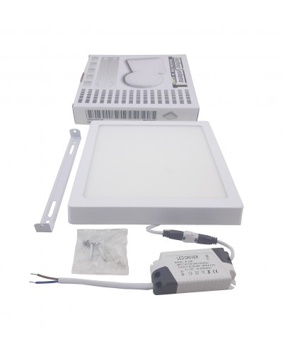 Светильник накладной LED Square Downlight 18W-220V-1300L-4000K Alum TNSy (TNSy5000140)