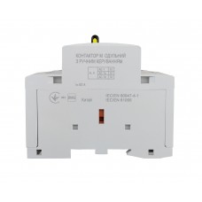 Контактор модульный ЖК-КМ-2-63-20 63А 230AC 2NO 2р с ручным управлением TNSy (TNSy5504657)