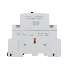 Контактор модульный ЖК-КМ-2-25-40 25А 230AC 4NO с ручным управлением TNSy (TNSy5504656)