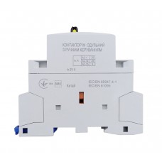 Контактор модульный ЖК-КМ-1-25-20 25А 230AC 2NO с ручным управлением TNSy (TNSy5504655)