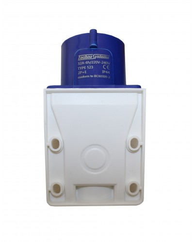 Вилка 523 стаціонарна 2Р+РЕ 32А 220В IP44 TNSy (TNSy5500445)