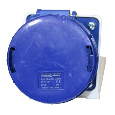 Розетка 133 стаціонарна 2Р+РЕ 63А 220В IP67 TNSy (TNSy5500412)