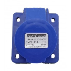 Розетка 413 прихована 2Р+PЕ 16А 220В IP44 TNSy (TNSy5500424)