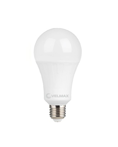 LED лампа VELMAX V-А60, 12W, 12-36V, E27, 4100K, 1200Lm (21-11-52)