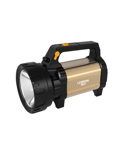 LED ліхтар прожекторний переносний акумуляторний LEBRON L-HL-80, ABS+Al, 5W, 2400mAh Li-Ion (15-15-80)