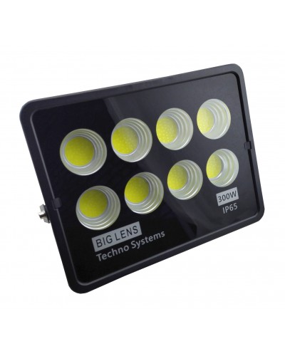 Прожектор светодиодный 300W BIG LENS 220V 24000Lm 6500K IP65 TNSy (TNSy5000650)