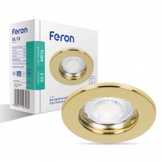 Встраиваемый светильник Feron DL10 золото (15110)