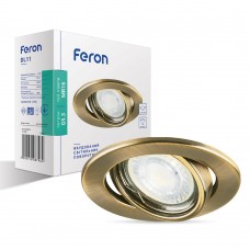 Встроенный светильник Feron DL11 античное золото (15208)