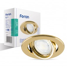Встроенный светильник Feron DL11 золото (15115)