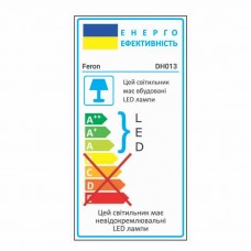 Архитектурный светильник Feron DH013 черный (11872)