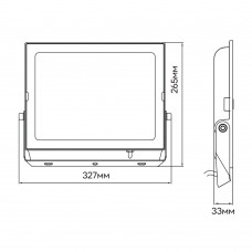 Світлодіодний прожектор Ardero LL-1150ARD 150W 13500Lm 6500K (80020)