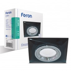 Встроенный светильник Feron 8150-2 серое серебро (20125)