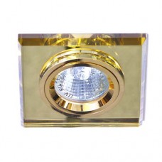 Встроенный светильник Feron 8170-2 желтый золото (20091)