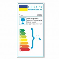 Встроенный светильник Feron 8170-2 серебро-серебро (20126)