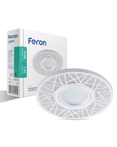 Встроенный светильник Feron CD991 с LED подсветкой (32675)