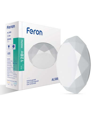 Светодиодный светильник Feron AL588 12W 5000К (40191)