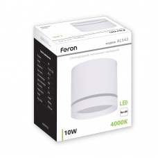 Светодиодный светильник Feron AL543 10W белый (32588)