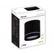 Светодиодный светильник Feron AL543 10W черный (32589)