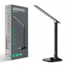 Настільний світлодіодний світильник Ardero DE1725ARD 9 W 6500K чорний (01955)