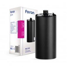 Трековый светильник под лампу Feron ML332 GU10 IP20 черный (01925)