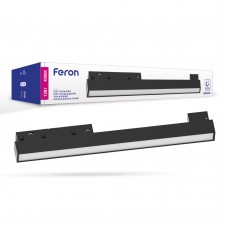 Магнитный трековый светильник Feron MGN302 12W черный (41938)