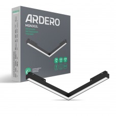 Магнитный трековый светильник Ardero MGN302L 24W угловой черный (80151)