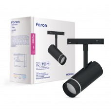 Магнитный трековый светильник Feron MGN304 10W черный (41951)