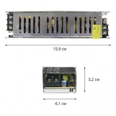Блок питания OEM DC12 60W 5А STR-60 узкий (00-00011670)
