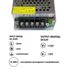 Блок питания OEM DC12 120W 10А TR-120-12 (00-00000707)