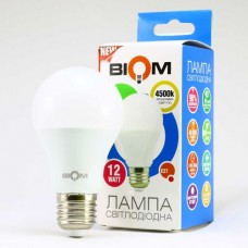 Свiтлодiодна лампа Biom BT-512 A60 12W E27 4500К матова (00-00001432)