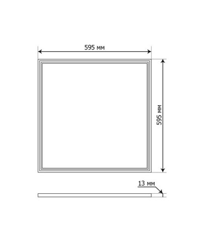 Светодиодная панель JL 600*600 48W 6000-6500K (00-00003878)