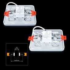 Светильник LED Biom СL-S9W-5/2 NEW 9Вт квадратный 5000К (00-00014097)