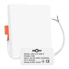 Светильник LED Biom UNI-2-S12W-5 12Вт квадратный 5000К (00-00022818)