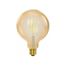 Філаментна світлодіодна лампа Luxel 070-HG 6W G125 E27 1800K (070-HG) Gold