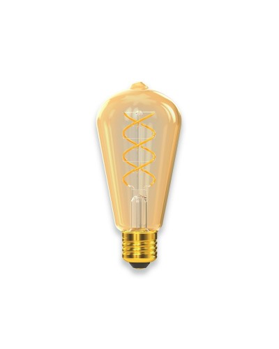 Филаментная светодиодная лампа Luxel 079-HG 6W ST64 E27 1800K (079-HG) Gold