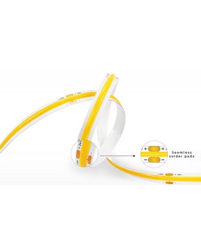 LED лента PROLUM 24V IP20 Series "PRO" Желтый (350009)