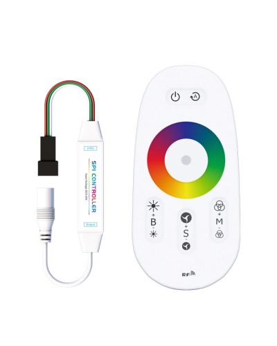 Контроллер SMART RGB PROLUM Touch; RF; 6A; WS2811;WS2812 (402038)