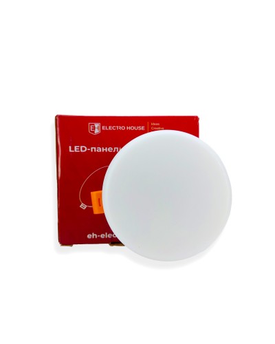 LED панель универсальная Круглая 6500К 9 Вт 700 Лм (EH-PU-9R)