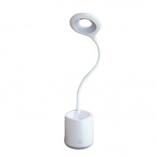 LED настольный светильник Белый с подстаканником и с аккумулятором (EH-070W)