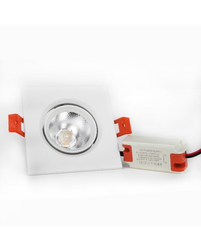 LED потолочный светильник Белый 5 Вт угол поворота 45° 4100К (EH-CLM-02) LED потолочный светильник Белый 5 Вт угол поворота 45° 4100К (EH-CLM-02)