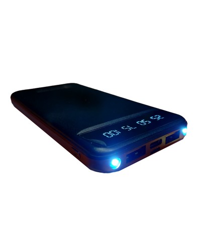 Power Bank 10000 mAh с фонариком type-c Черный (EH-P-01-B) Power Bank 10000 mAh с фонариком type-c Черный (EH-P-01-B)