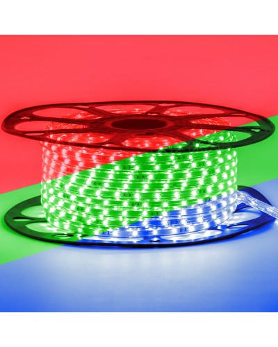 Led лента 220В rgb smd5050 5W/m 60LED/m IP65, 1м (1017856)