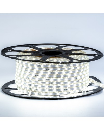 Led лента 220В нейтральная белая smd3014 120LED/m 5,5W IP65, 1м (1017861)